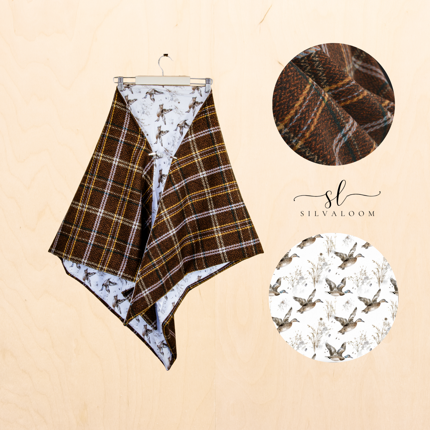 Chusta „Poranny Przelot” – natura w ruchu, styl w spokoju