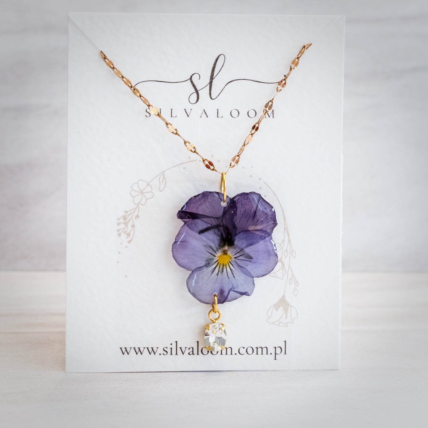 Naszyjnik „Bratkowa Kropla Światła”