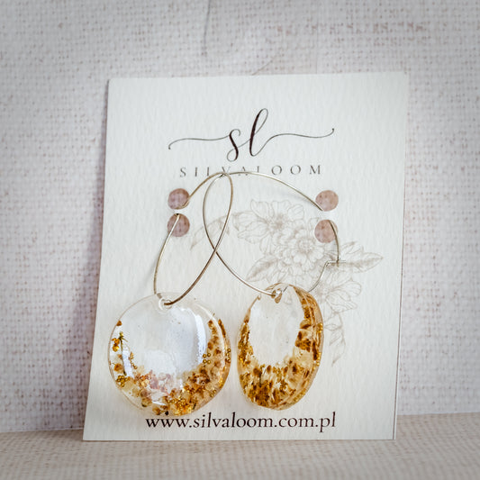 Kolczyki „Złota Aronia – Koła”